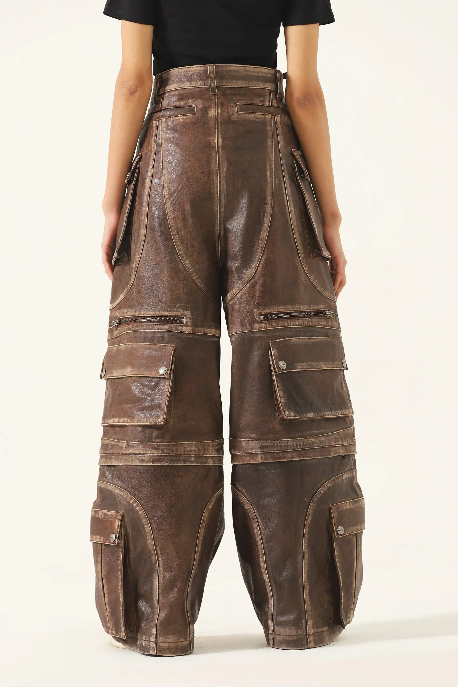 "BOWERY NIGHTS" LEATHER PANTS