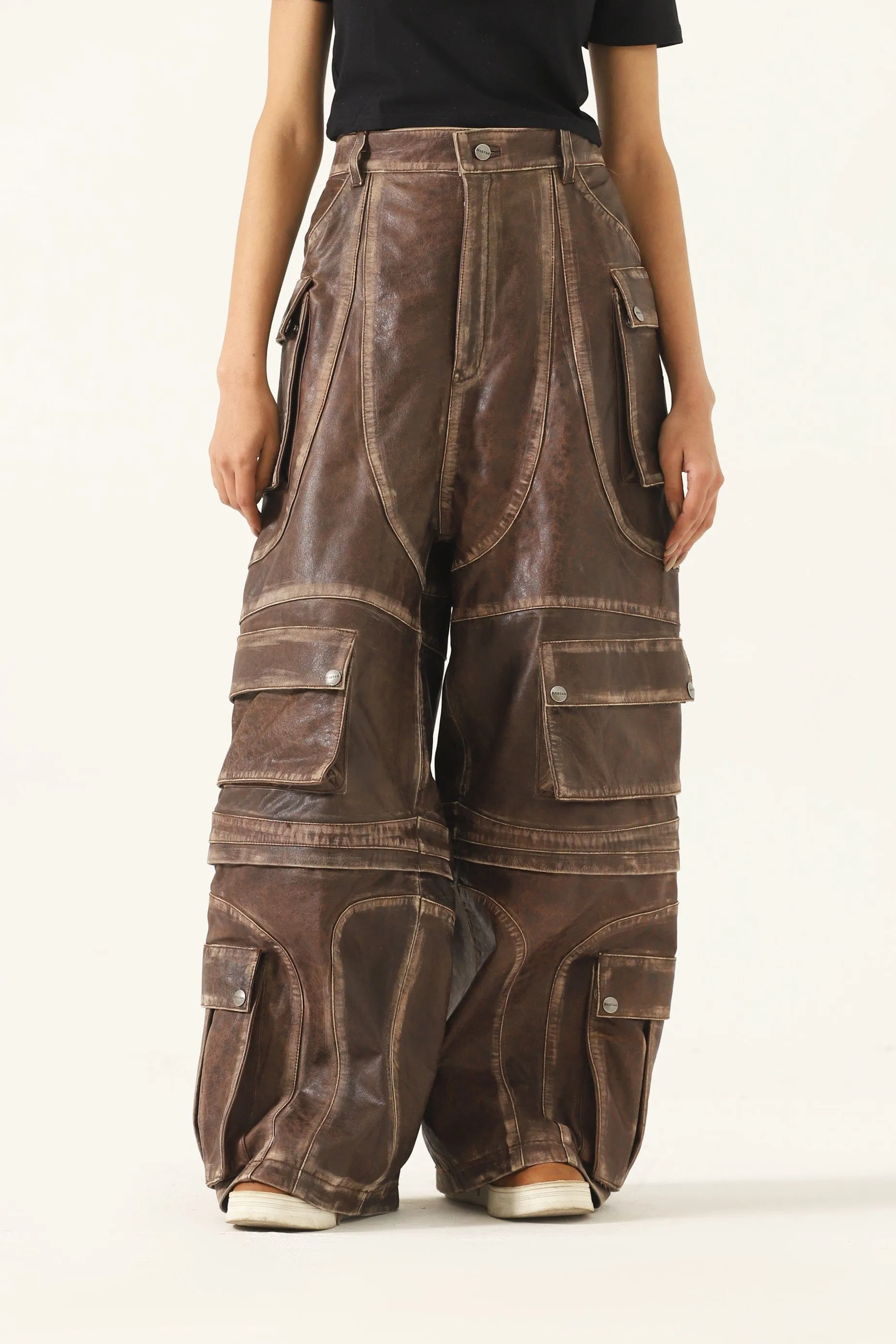 "BOWERY NIGHTS" LEATHER PANTS