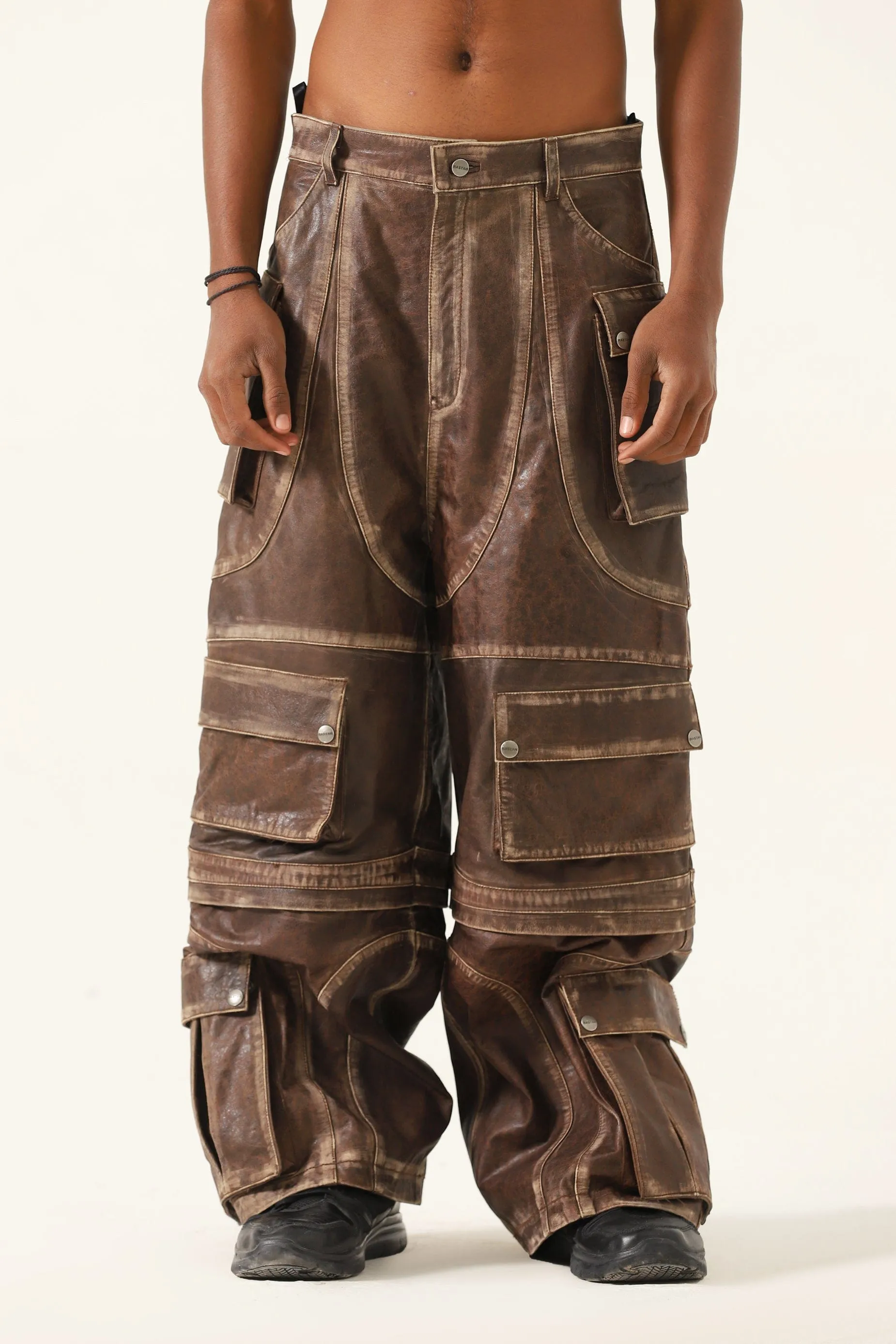 "BOWERY NIGHTS" LEATHER PANTS