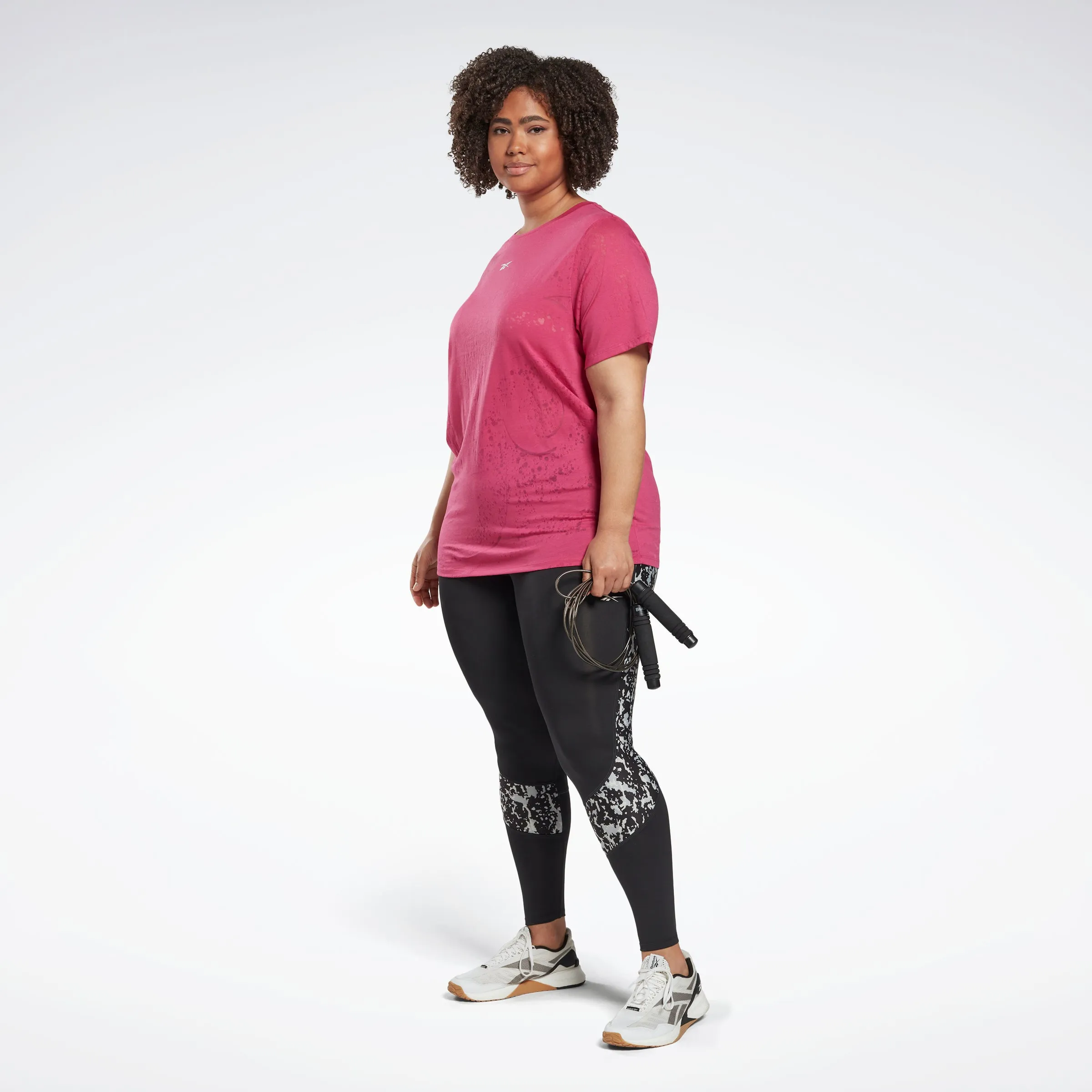 Reebok Apparel Women Burnout T-Shirt (Plus Size) Seprpi