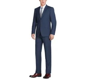 Renoir 201-19 Men's 2-Piece Single Breasted Notch Lapel Slim Fit Suit