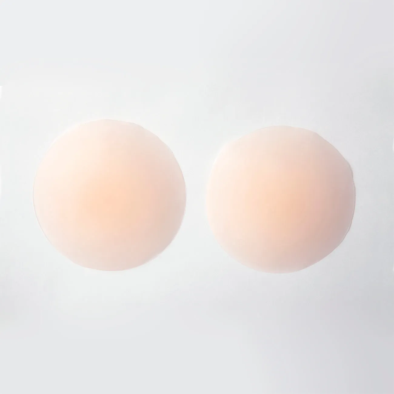 Reuseable Women's Adhesive Concealers Silicone Breast Petals Nude Nipple Covers One Size - bucketstores.com