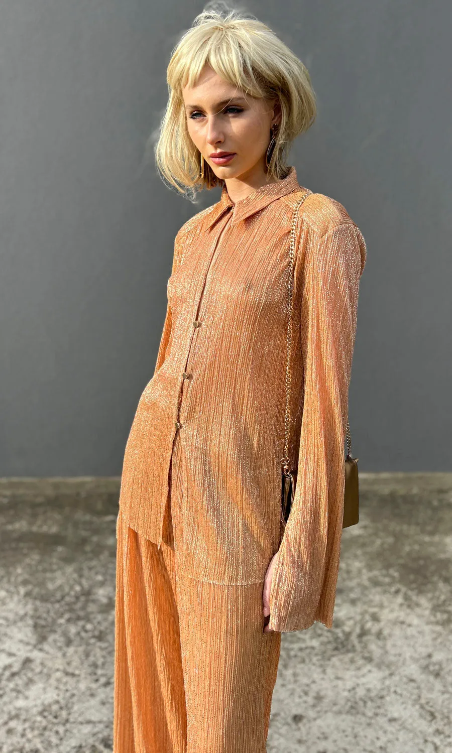 Sabina Musayev Yam Shirt - Apricot