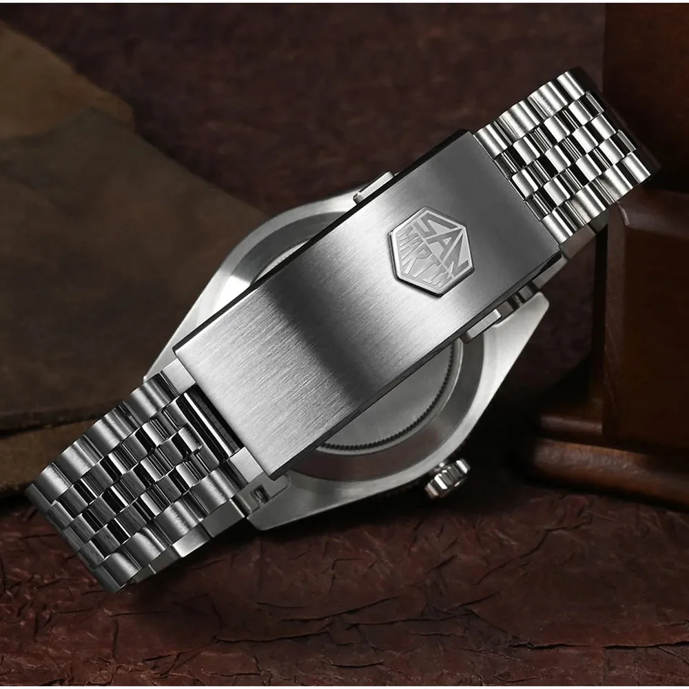 San Martin 3D Waffle Dial Automatic Watcth SN0128