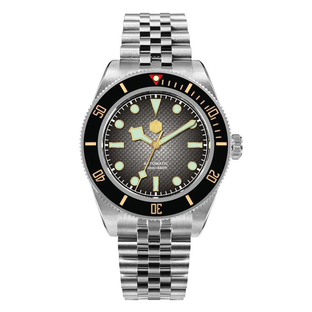 San Martin 3D Waffle Dial Automatic Watcth SN0128