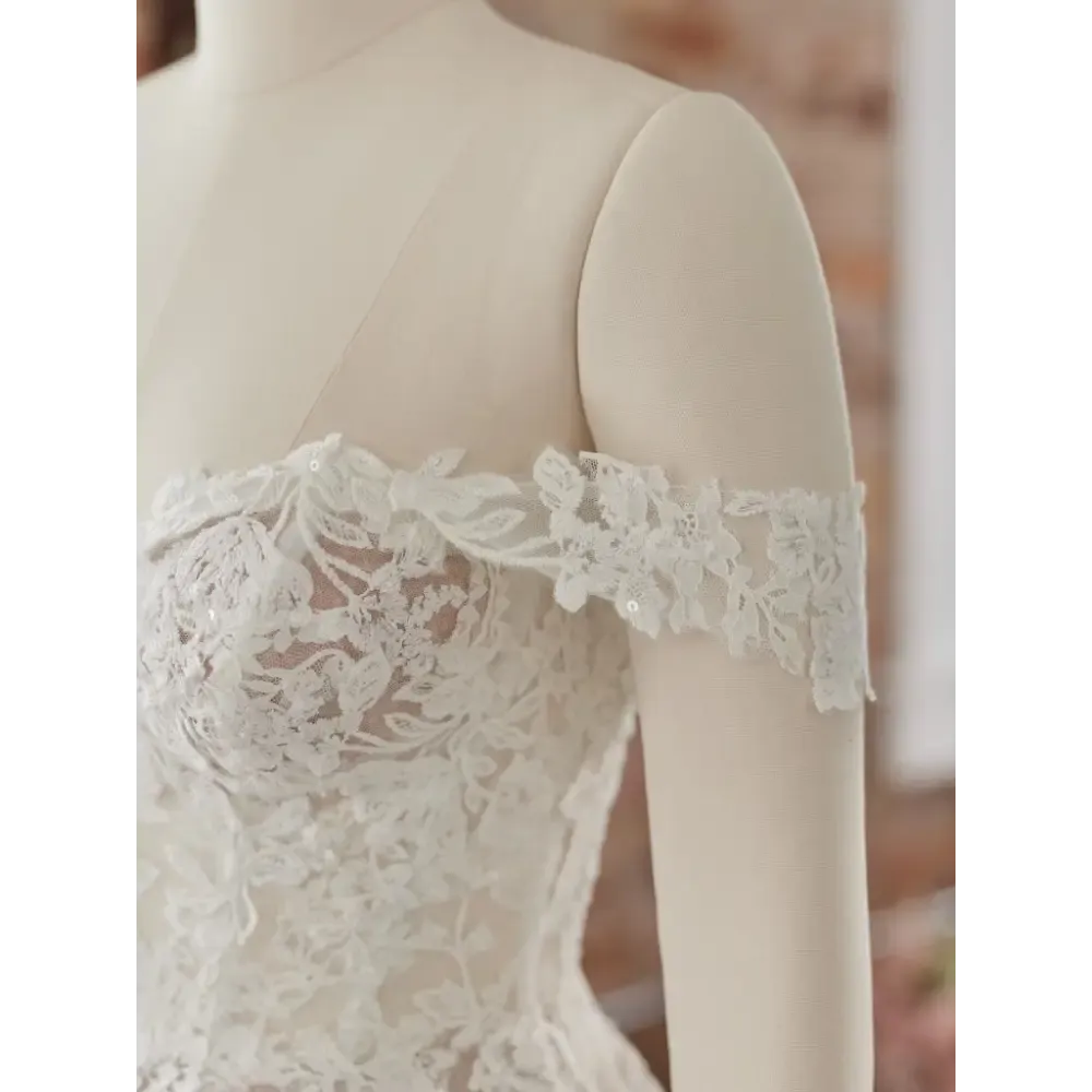 Sottero and Midgley Carson Detachable Cap Sleeves