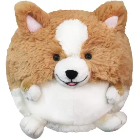 Squishable Corgi Plush, Tan and White, Mini 7"