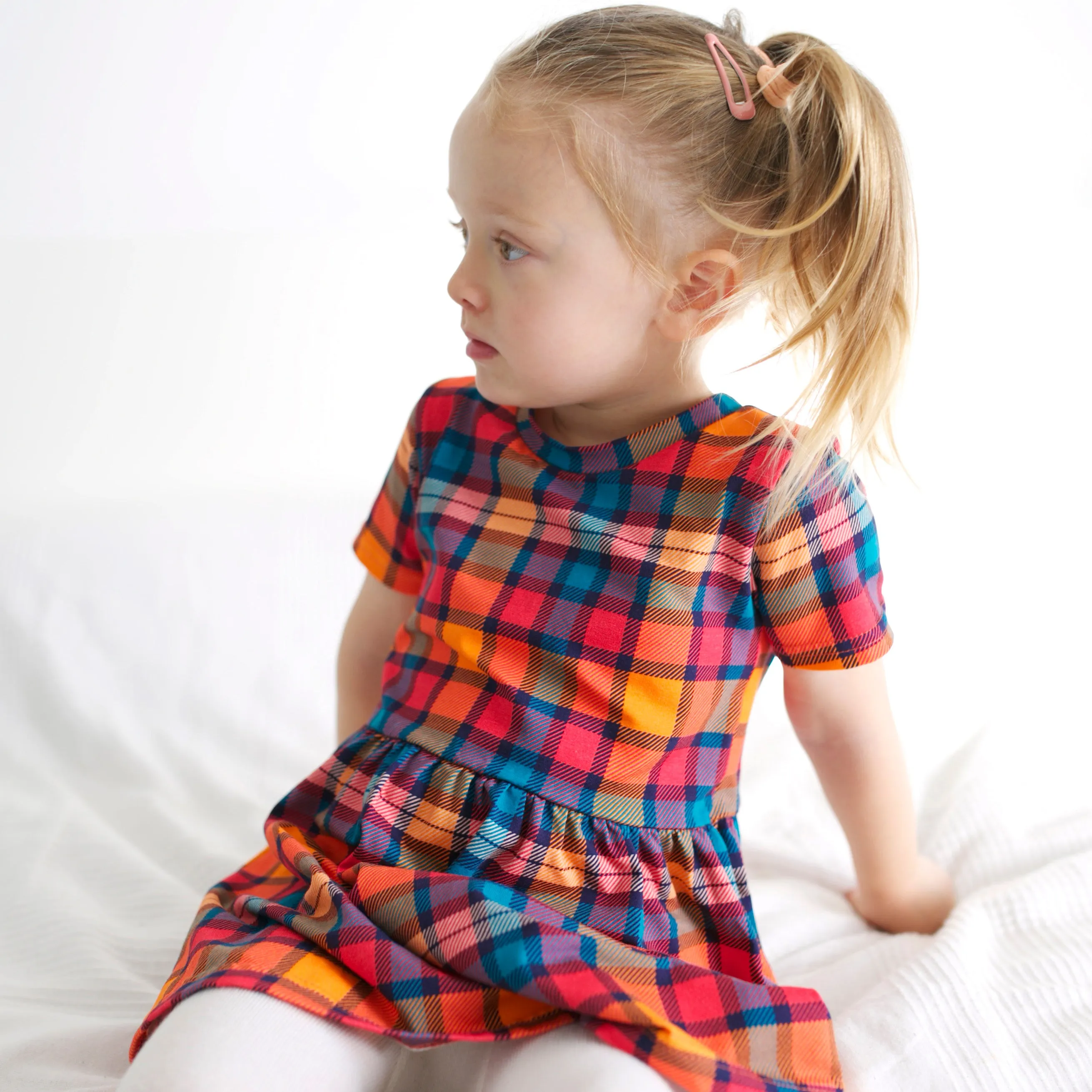 Sunset Tartan Dress 1-9 Years