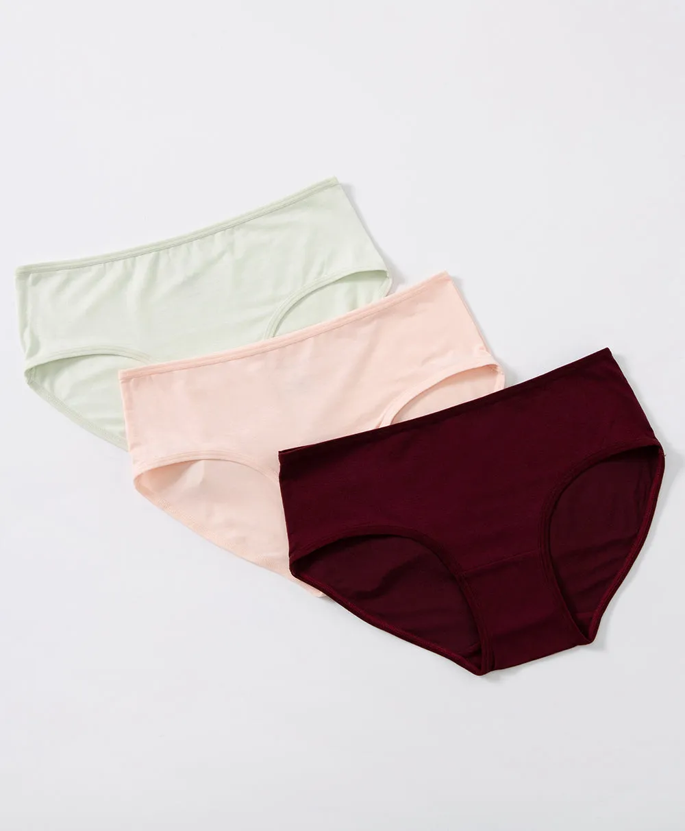 Sweet Romance 3pcs Modal Hipster Pack Panties