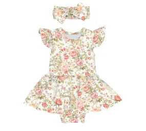 Sweet Summer Sweet Petals - Twirl Skirt Bodysuit