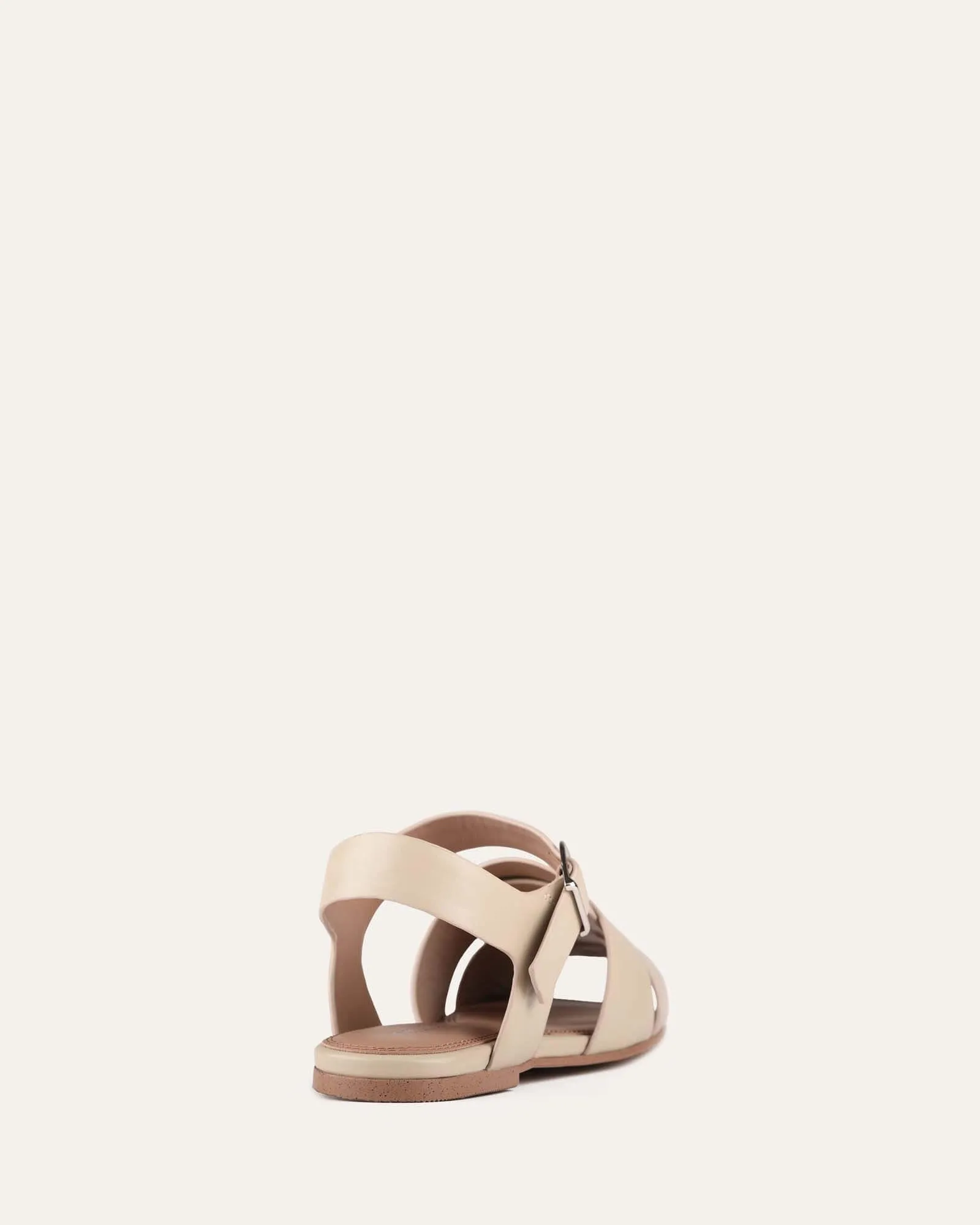 TABOR FLAT SANDALS NATURAL LEATHER