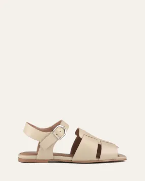 TABOR FLAT SANDALS NATURAL LEATHER