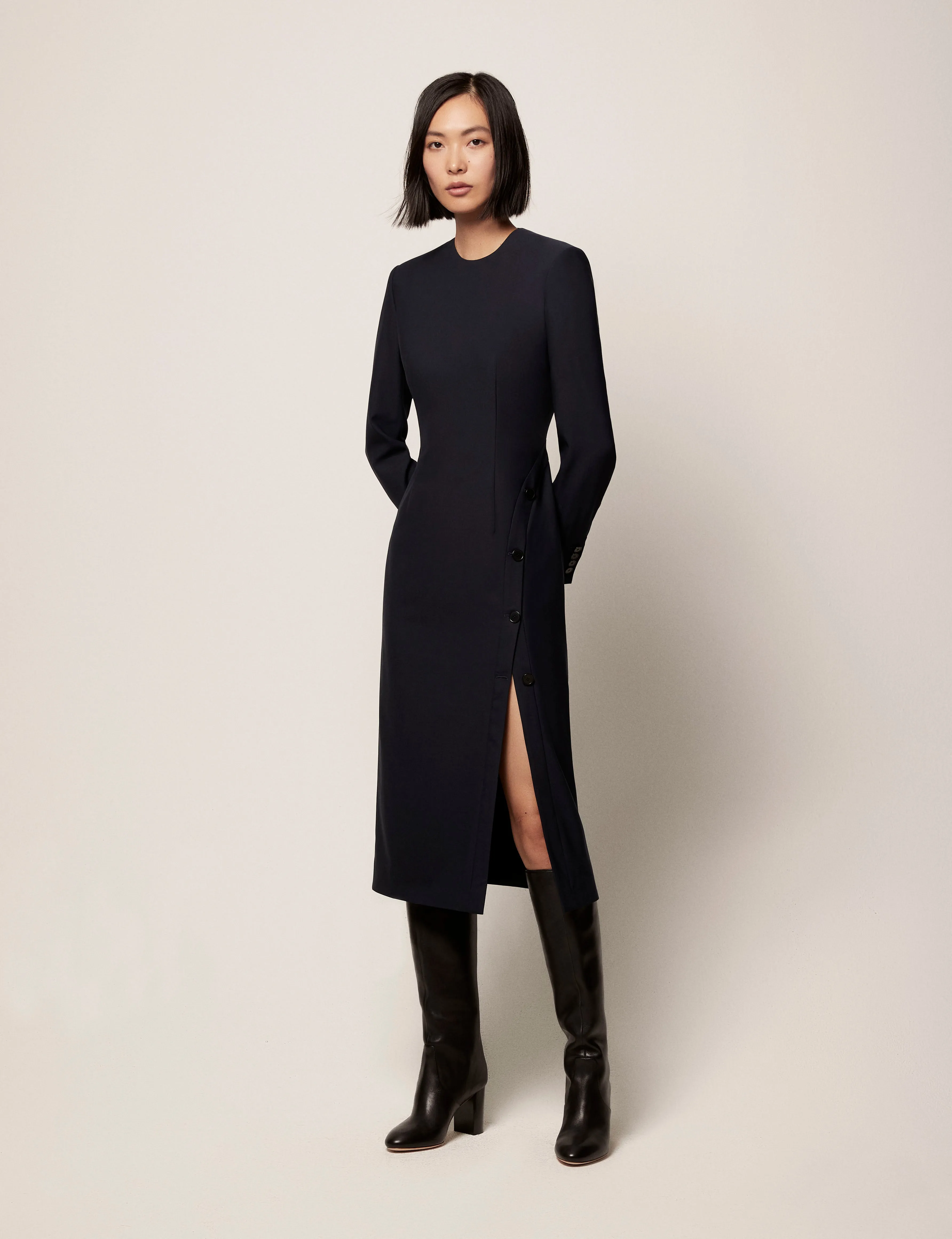 Tailored Long Sleeve Dress