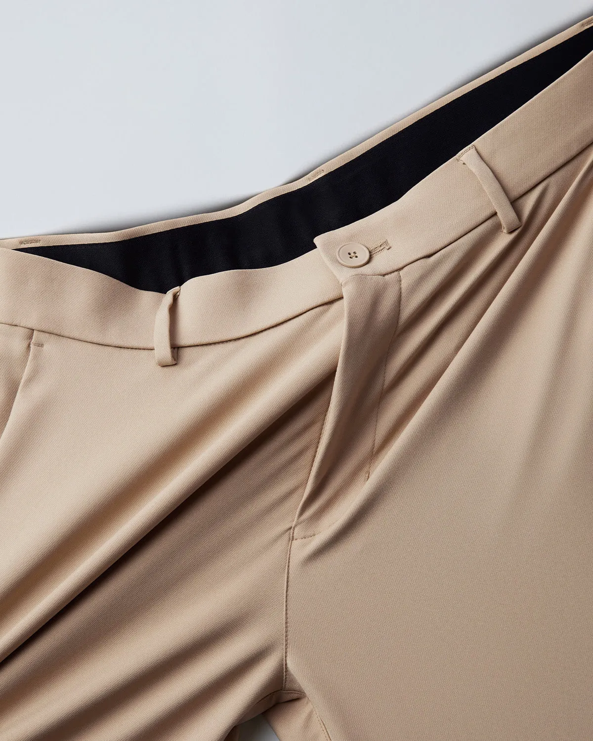 Tailored Smart Pants - Beige