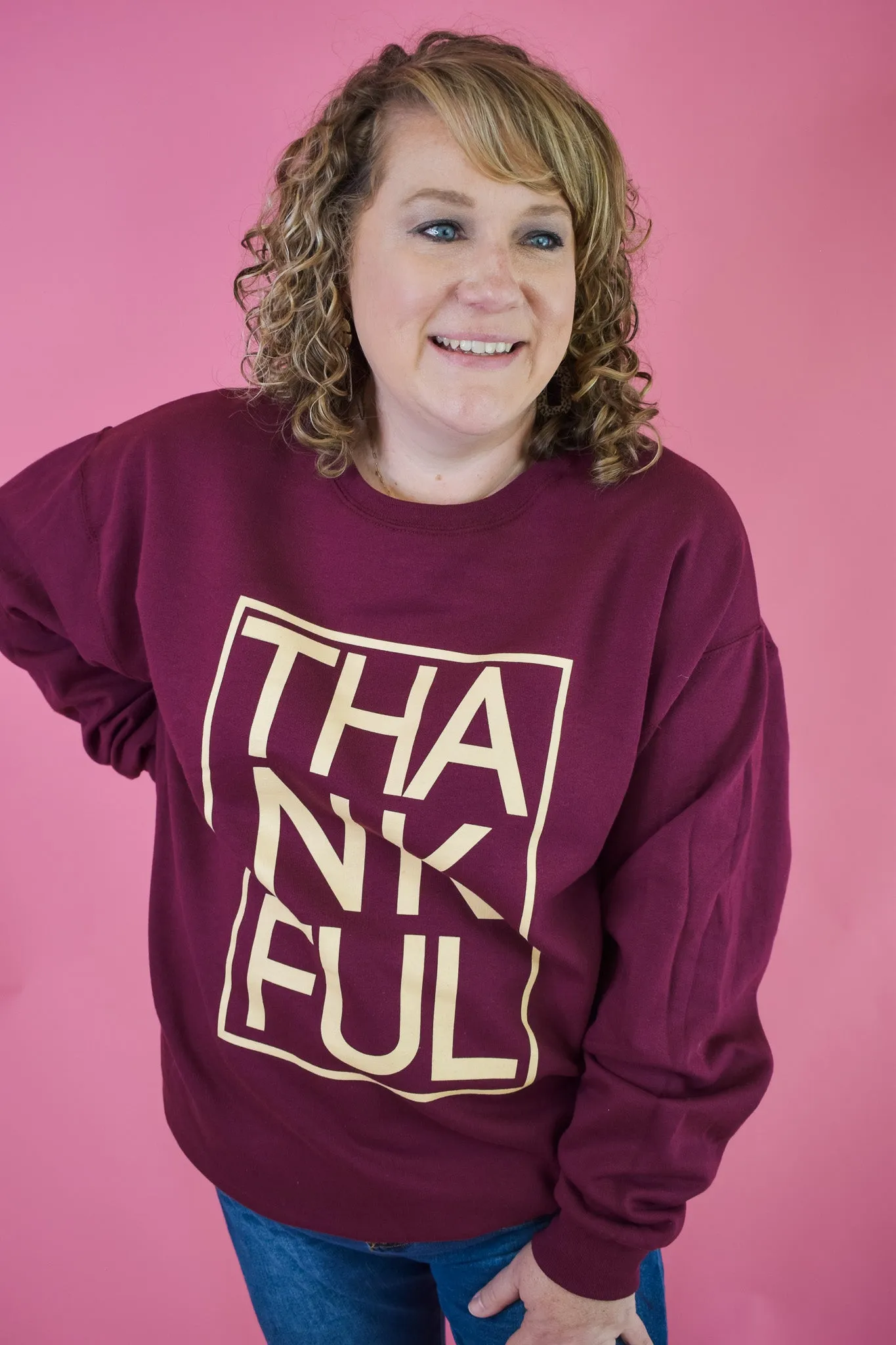 Thankful Box Pullover