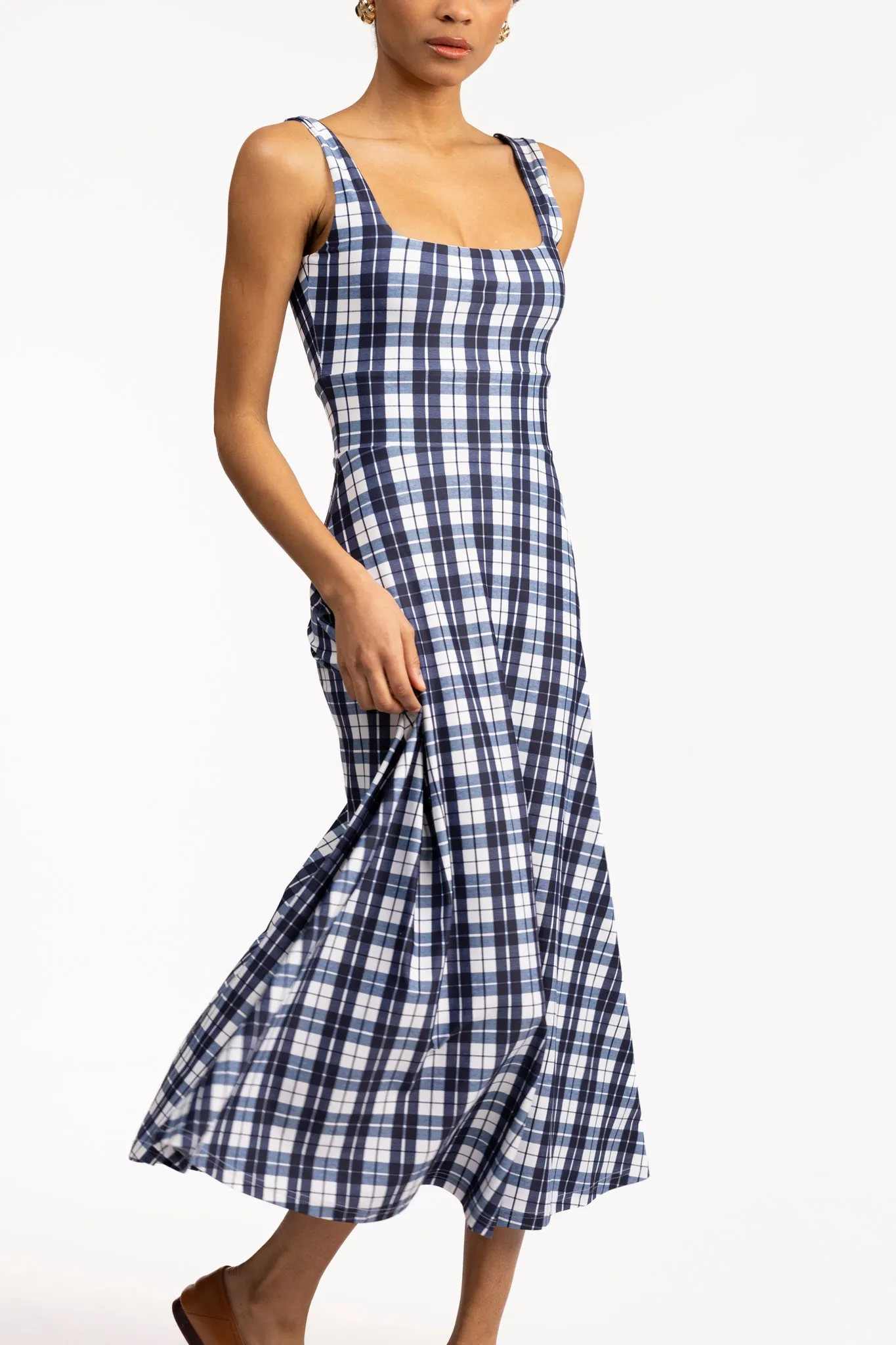 The Diana Dress - Mariners Plaid