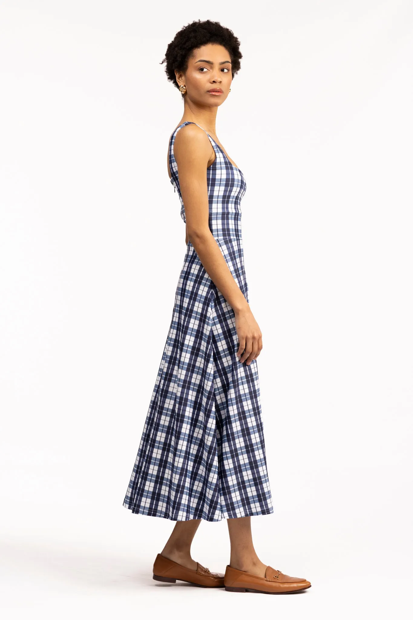 The Diana Dress - Mariners Plaid