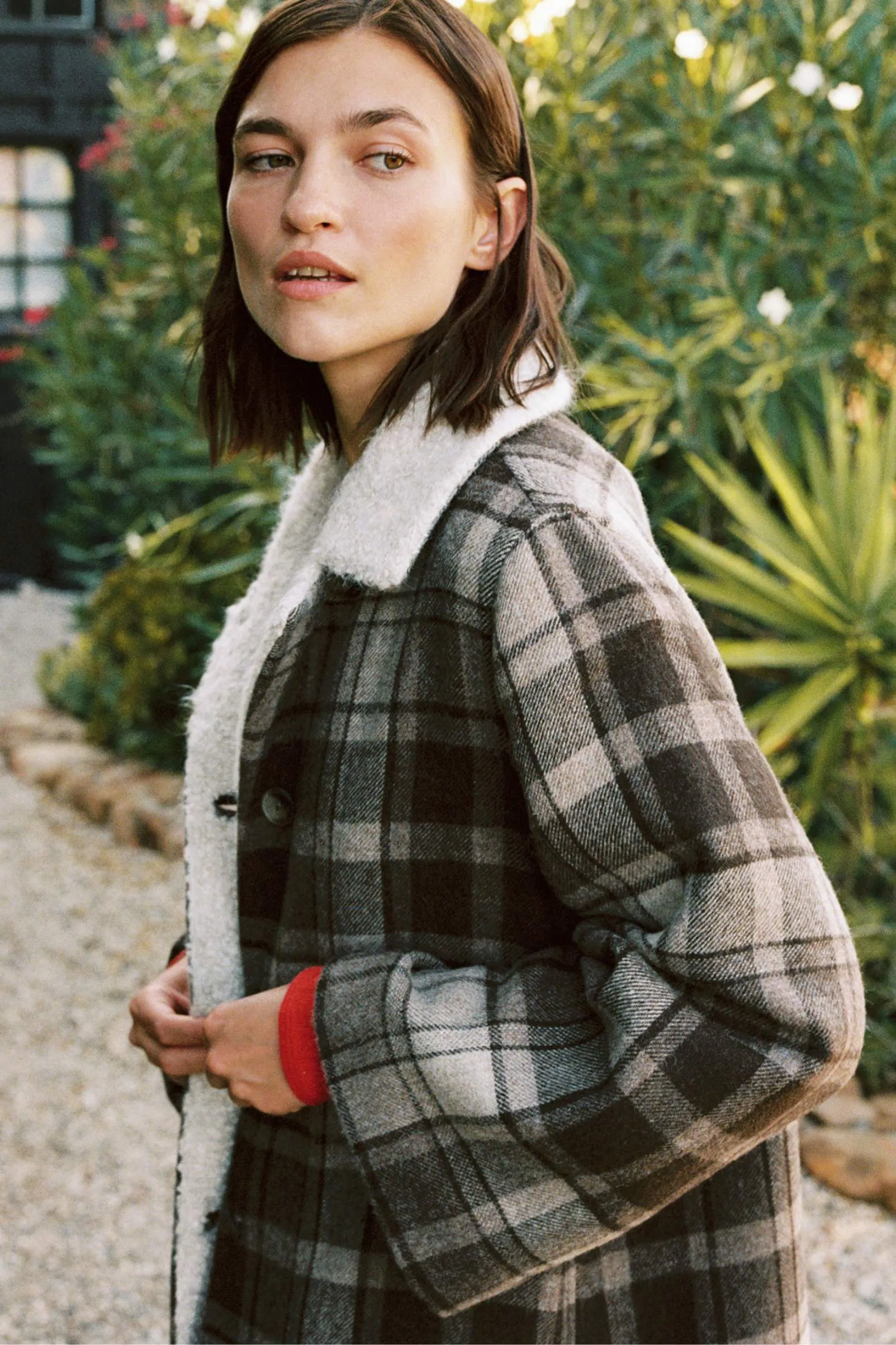 The Eleanor Coat | Walnut Plaid