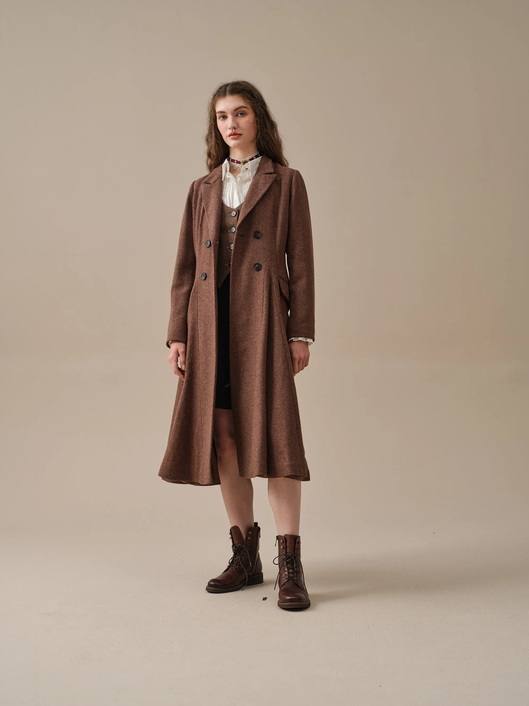 The Roman Holiday 17 | 100% wool classic coat