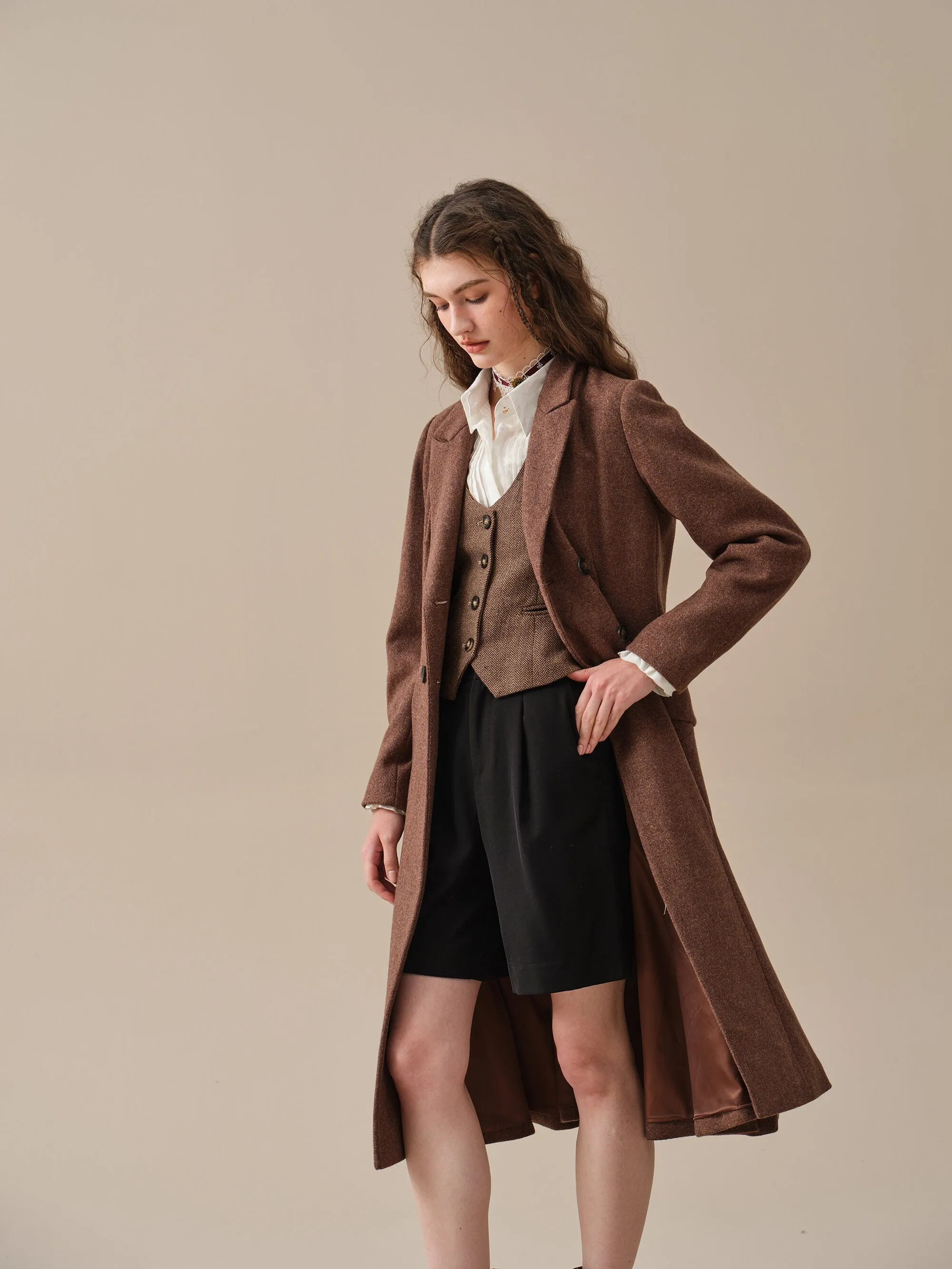 The Roman Holiday 17 | 100% wool classic coat