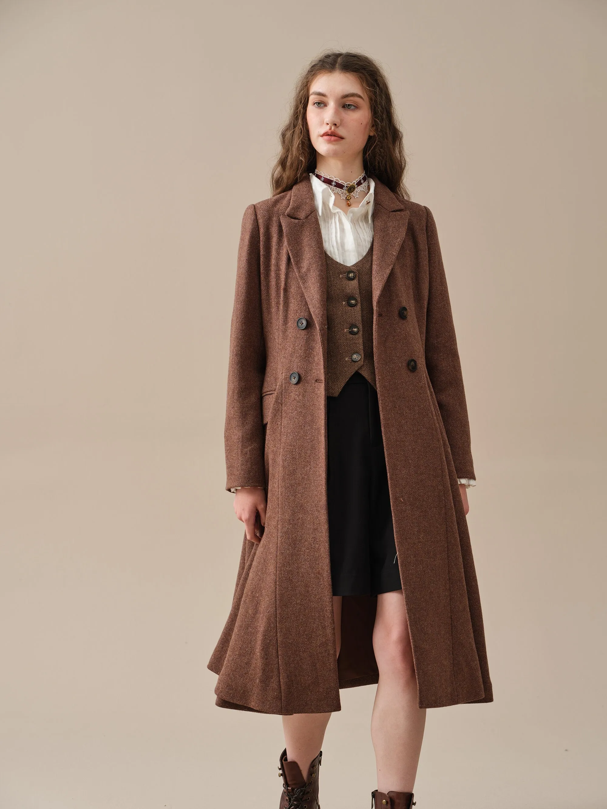 The Roman Holiday 17 | 100% wool classic coat