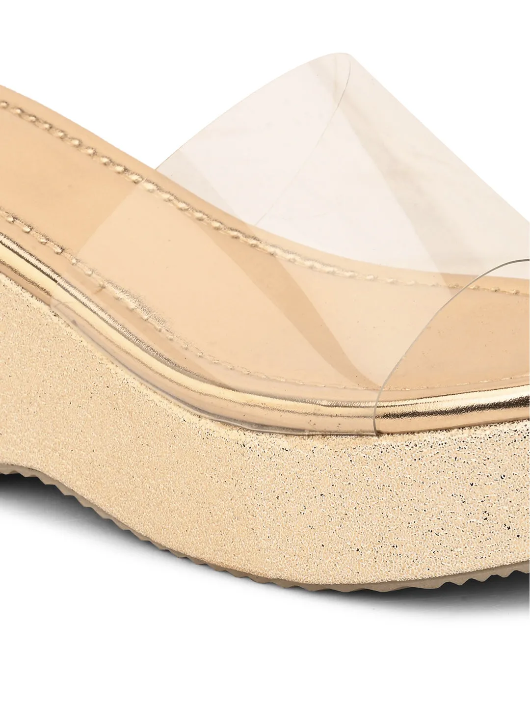 Translucent Elegance Wedge For Women