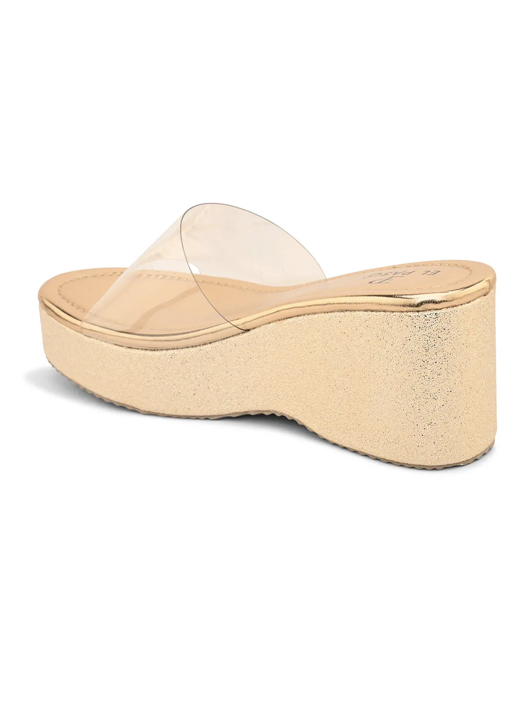 Translucent Elegance Wedge For Women