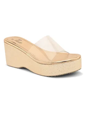 Translucent Elegance Wedge For Women