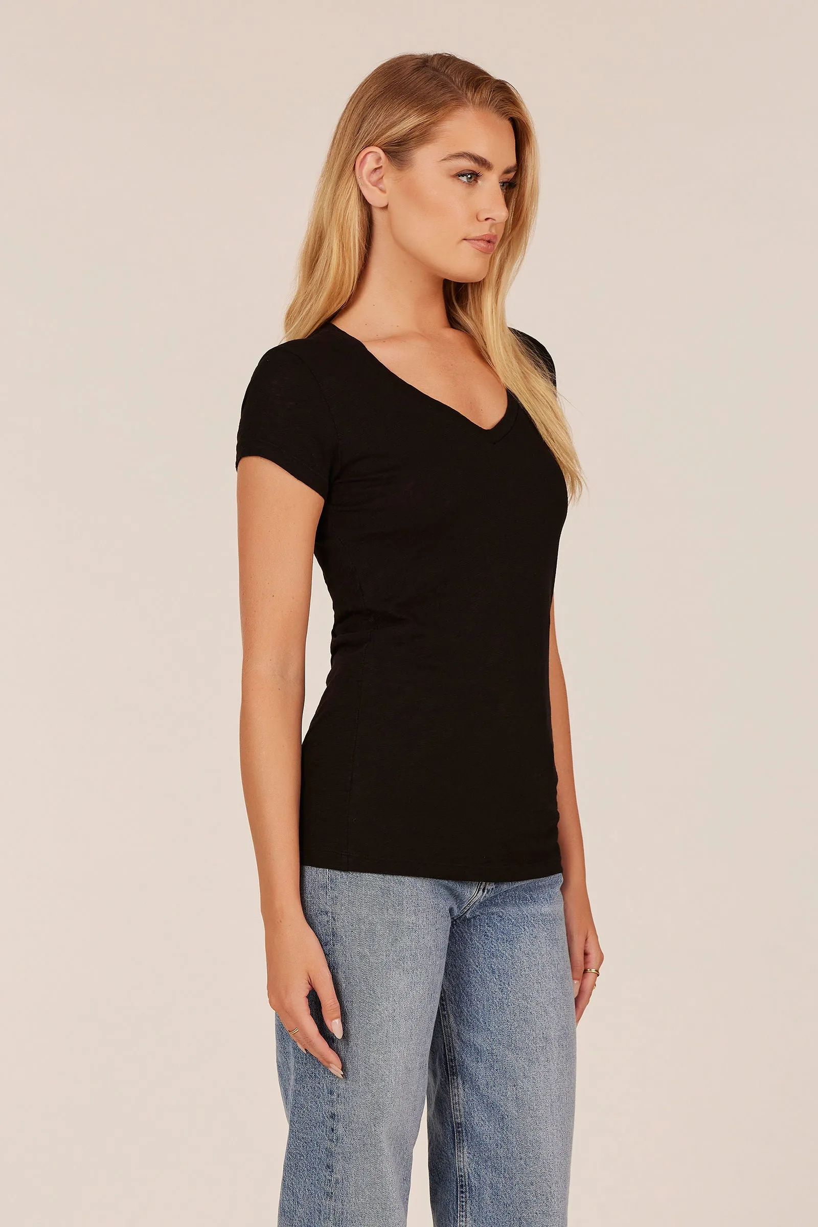 V-Neck Short Sleeve Tee