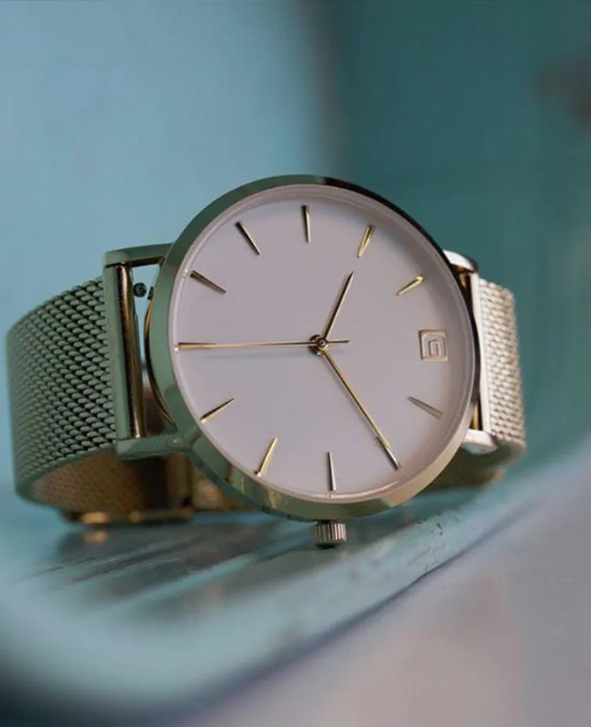 Voyager (Gold/White) Watch