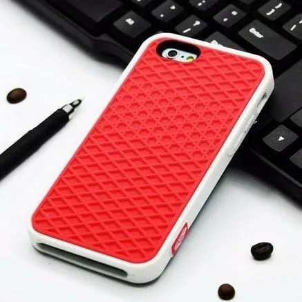 Waffle Silicone Grip Sports Phone Case For iPhone