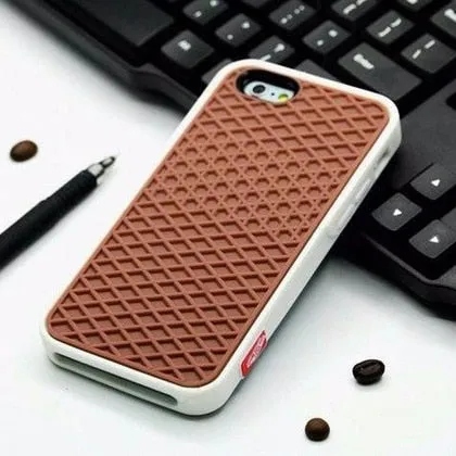 Waffle Silicone Grip Sports Phone Case For iPhone