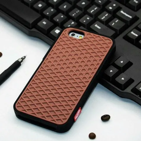 Waffle Silicone Grip Sports Phone Case For iPhone