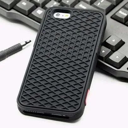 Waffle Silicone Grip Sports Phone Case For iPhone