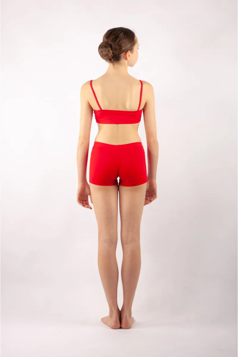 Wear Moi Ikita Camisole Cropped Top - RED