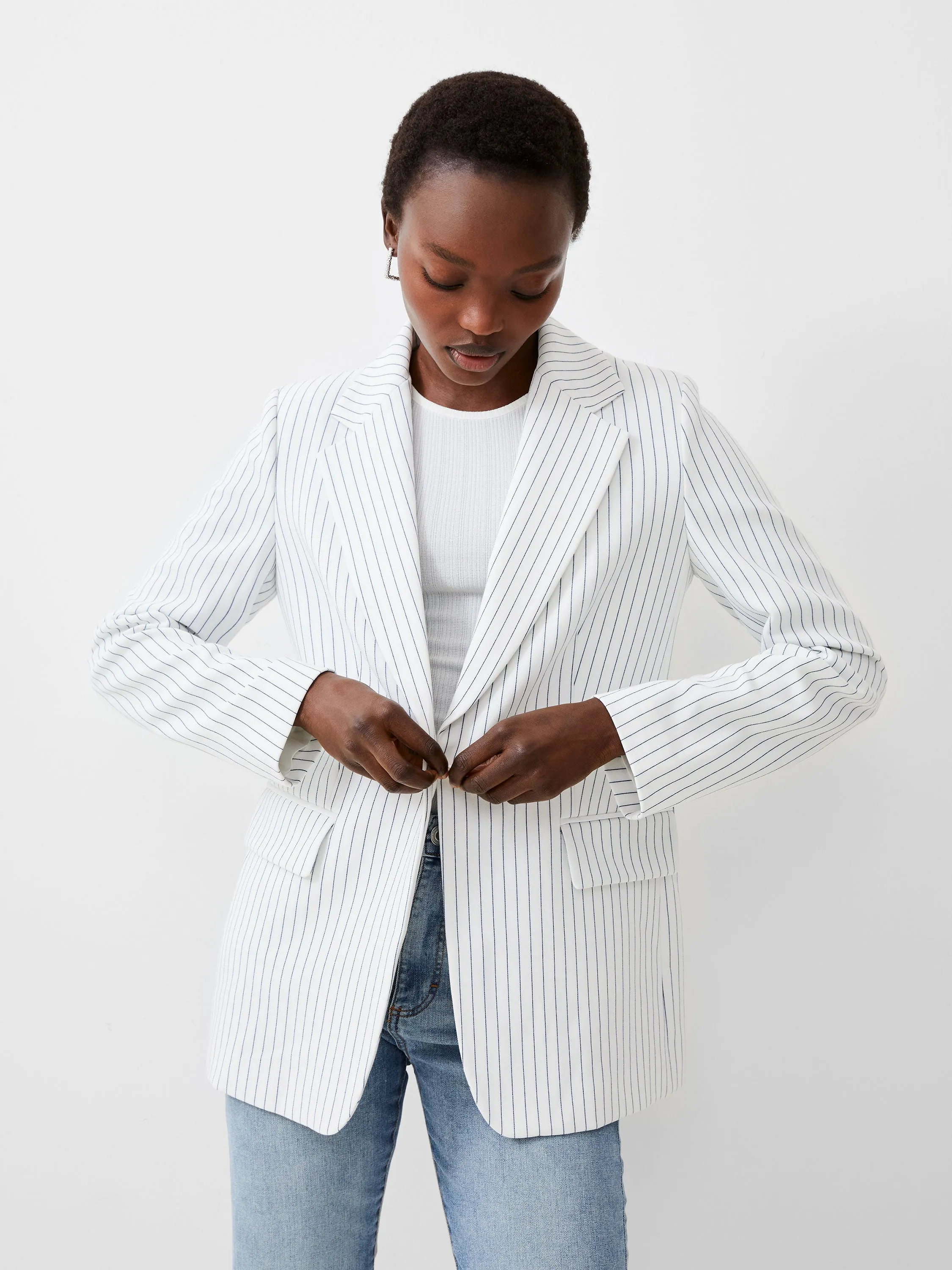 Whisper Pinstripe Blazer