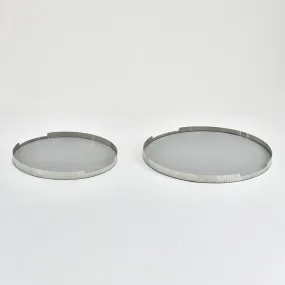 White Round Tray