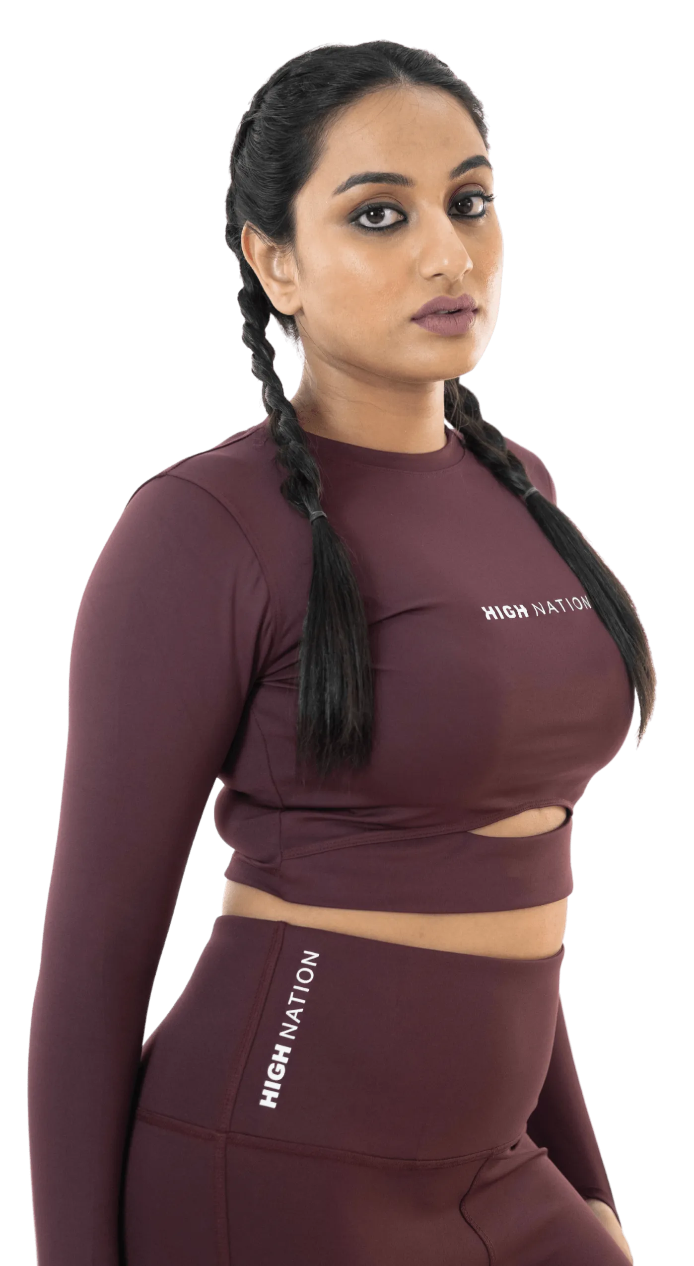 Wine Red Active Co-Ord Set