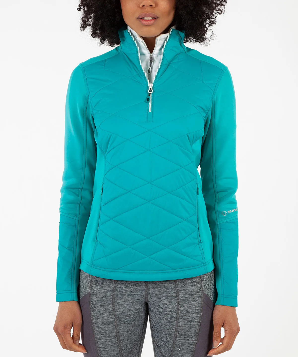 Women's Daisey Hybrid Thermal Stretch Half-Zip Pullover