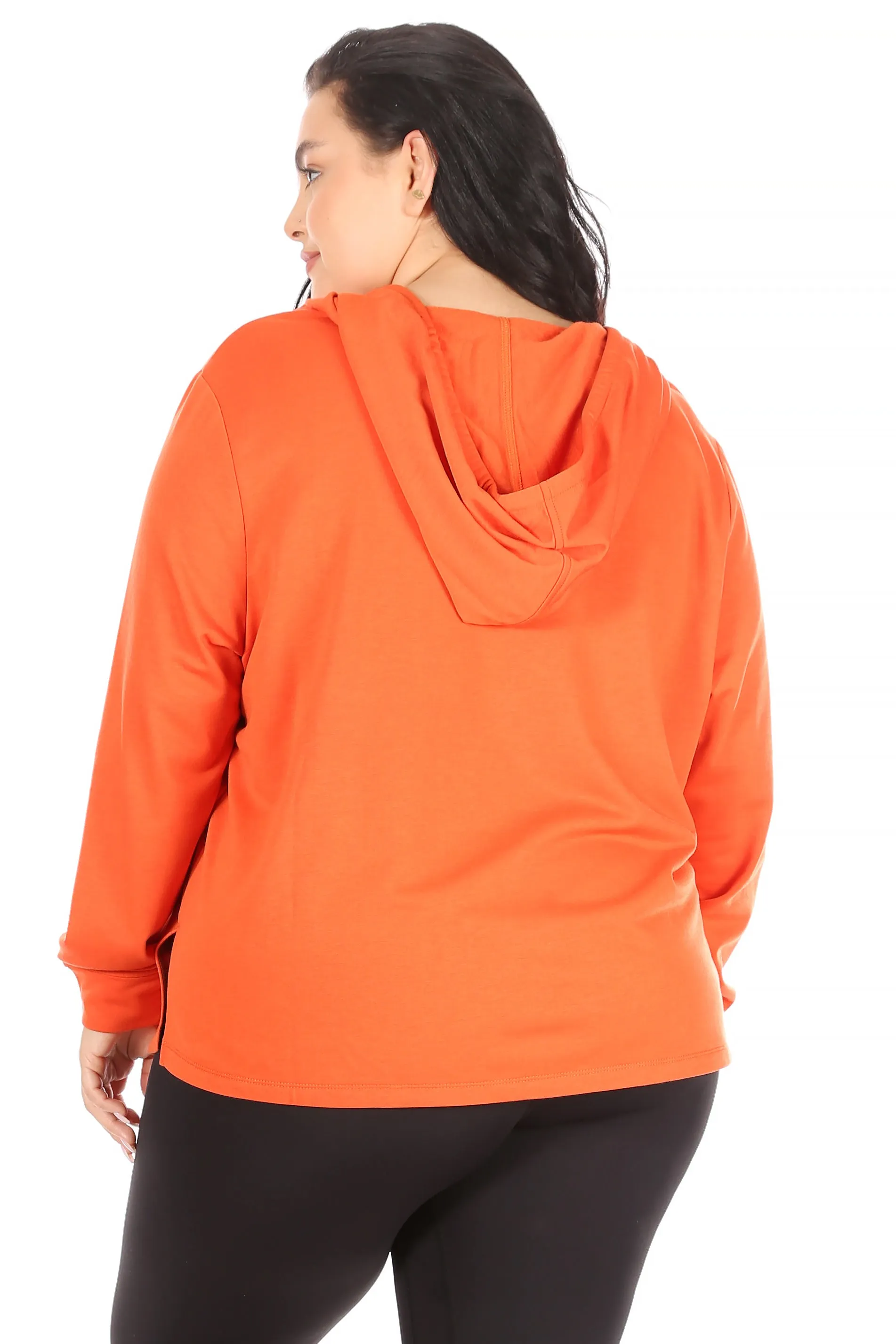 Women's "THANKFUL" Plus Size Pullover Lounge Hoodie