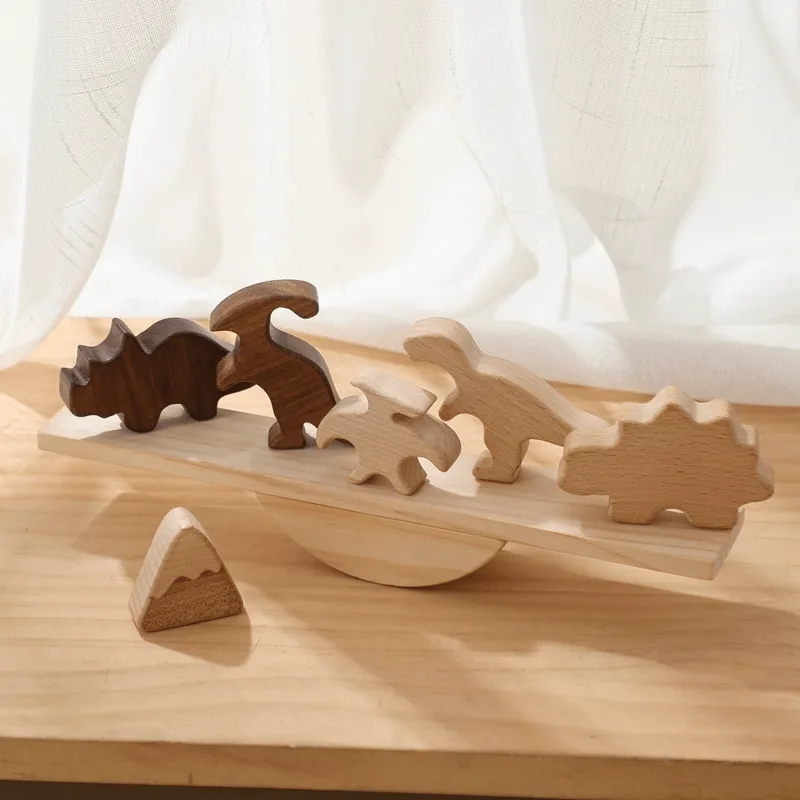 Wooden Montessori Animal Blocks