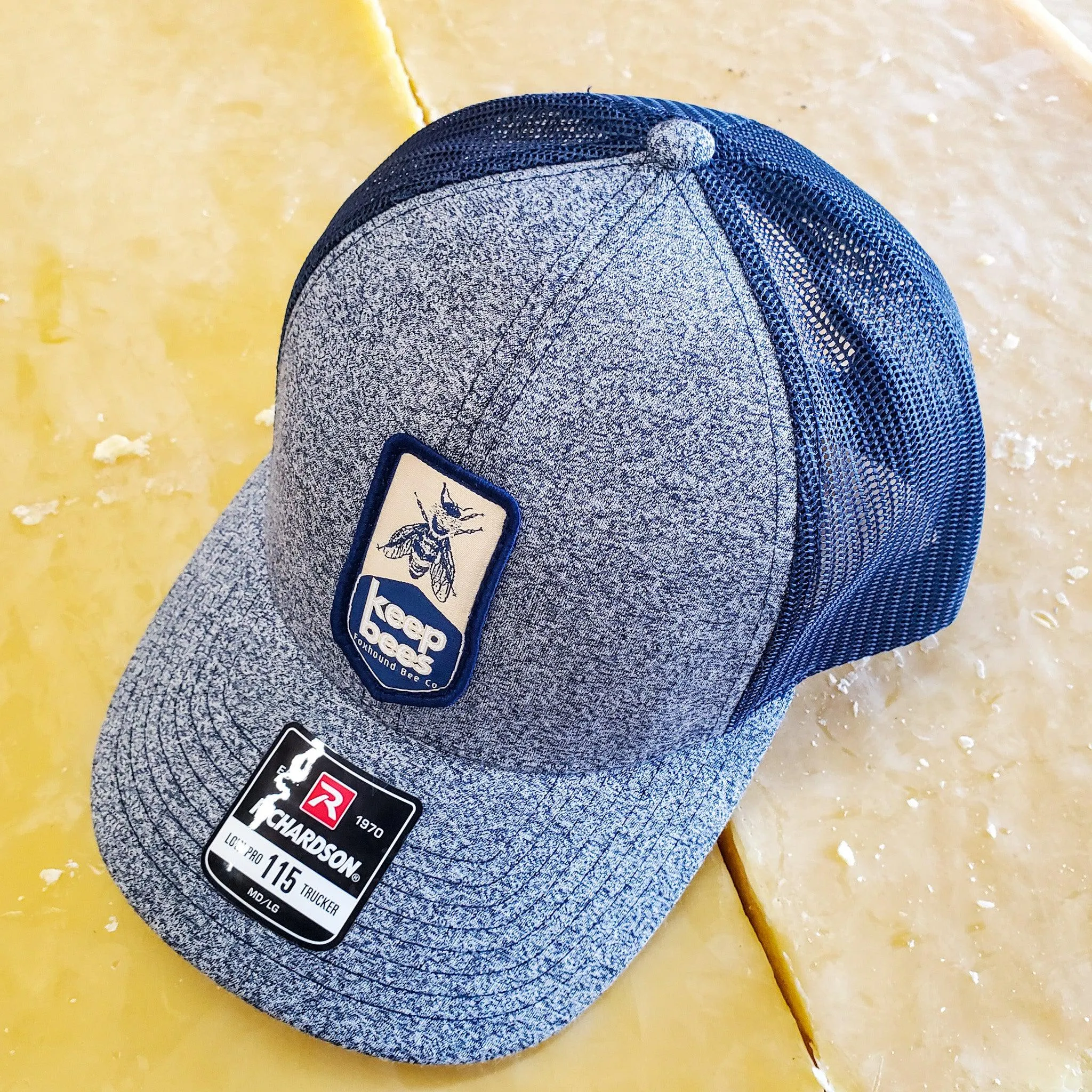 Woven Keep Bees Trucker Hat